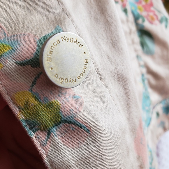 Bianca Nygard Floral Button Jacket Womens Size 10 - Picture 4 of 8
